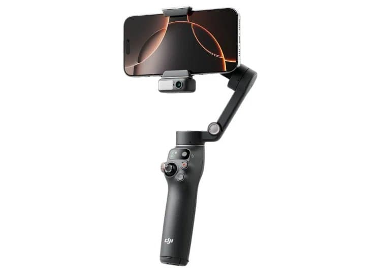 DJI Osmo Mobile 8 Intelligent Tracking Phone Gimbal, Black