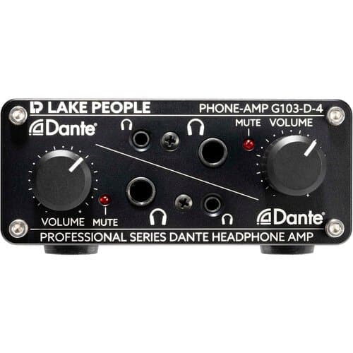 LAKE PEOPLE G103D4 Dante Headphone Amp