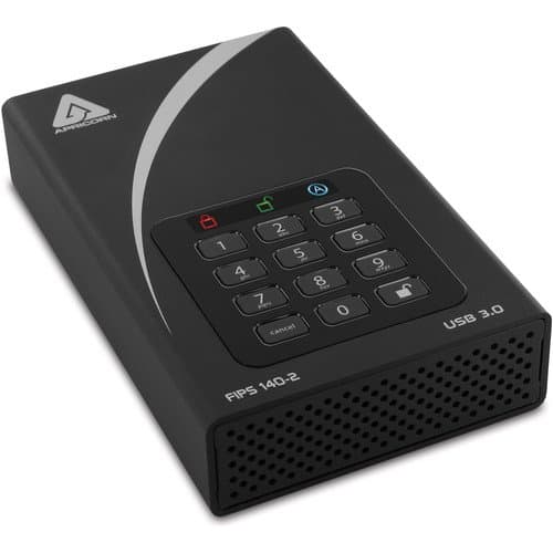 Apricorn 4TB Aegis Padlock DT FIPS 140-2 Level 2-Validated External Desktop Drive