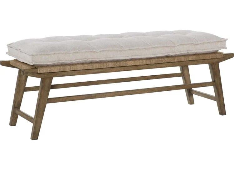Hooker Furniture Sundance Bed Bench in Cliffside | Zuri Cream
