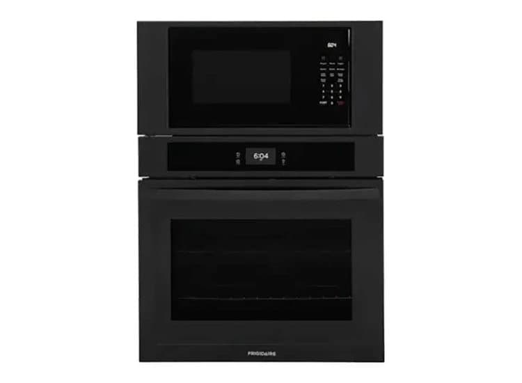 Frigidaire 30" Combo Wall Oven Black