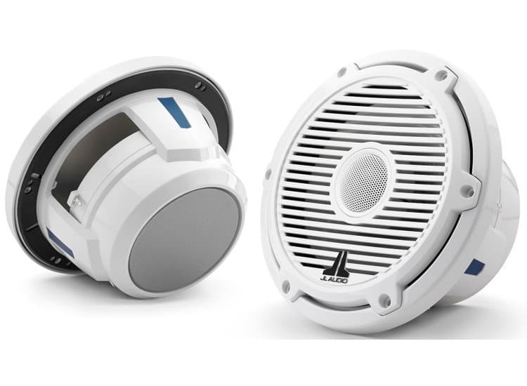 JL Audio M6 Series 7.7-inch Coaxial Speakers in Gloss White (Pair)
