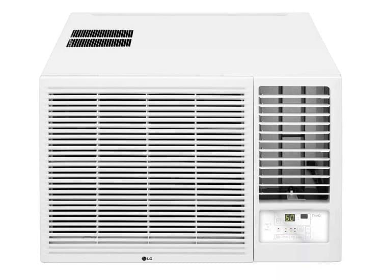 LG Window Air Conditioner 18,000 BTU With Cooling & Heating, White