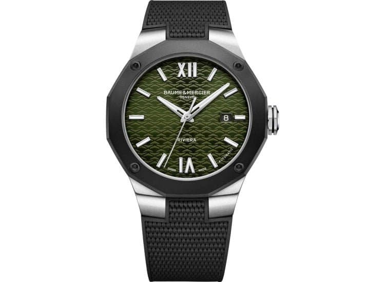 Baume & Mercier Riviera Watch Automatic 42mm with Green Dial