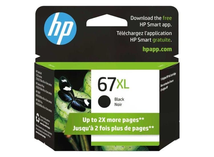 HP 67XL Original Ink Cartridge, Black