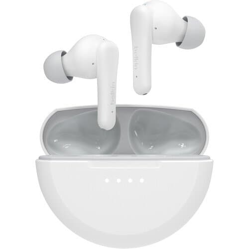 Belkin SoundForm Nano 2 Wireless Earbuds for Kids (White)