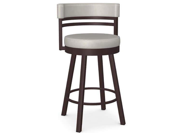 Amisco Ronny Limestone/Oxidado Swivel Counter Stool