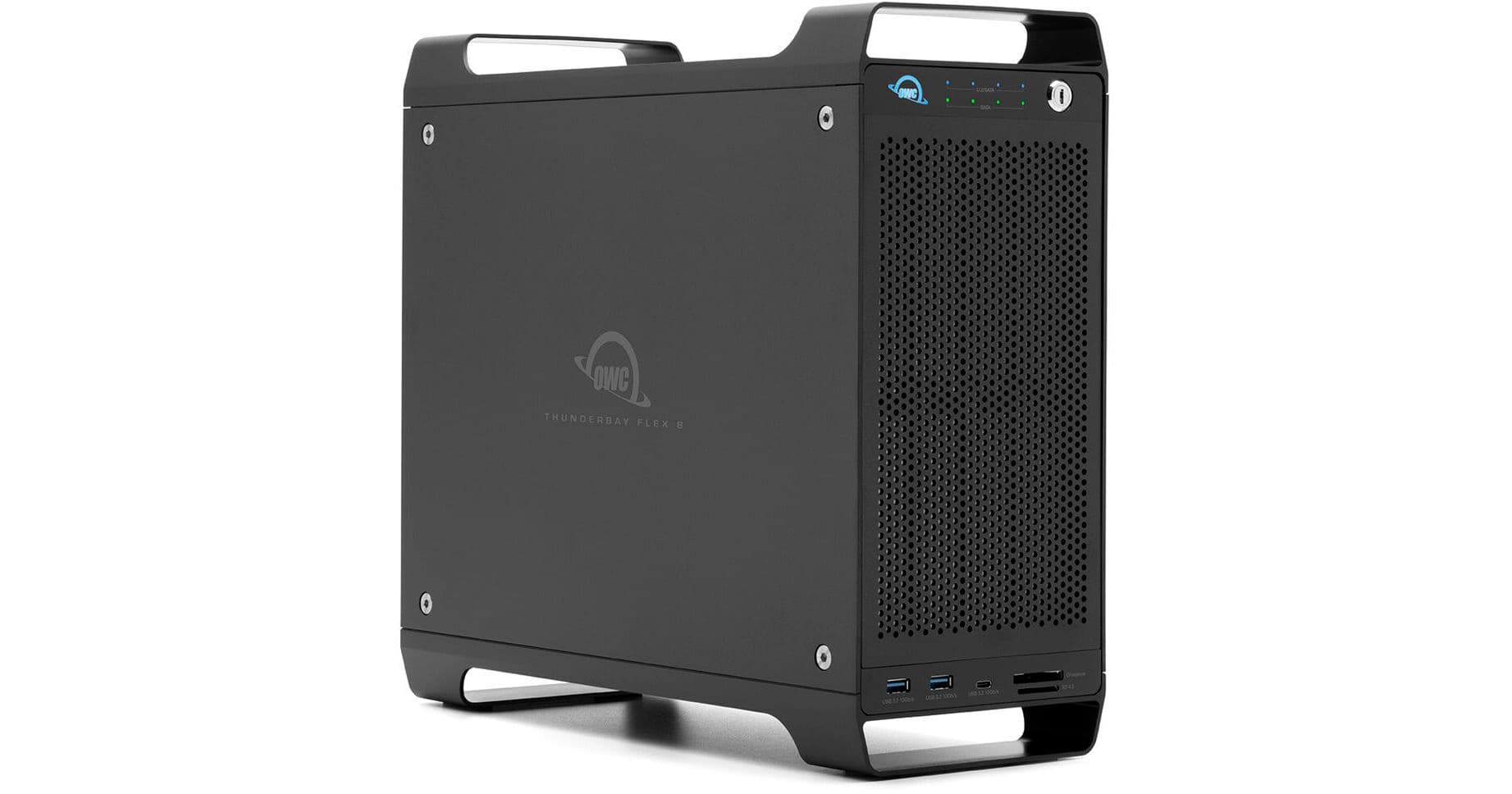 OWC ThunderBay Flex 8 58TB 8-Bay Thunderbolt 3 RAID Array (1 x 2TB U.2 SSD, 7 x 8TB HDDs)