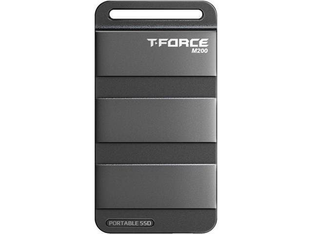 Team Group T-FORCE M200 2TB Portable SSD USB3.2 Gen 2x2 Type-C, Read/Write 2000MB/s Compatible with PS5 & Xbox & Chrome OS (T8FED9002T0C102)