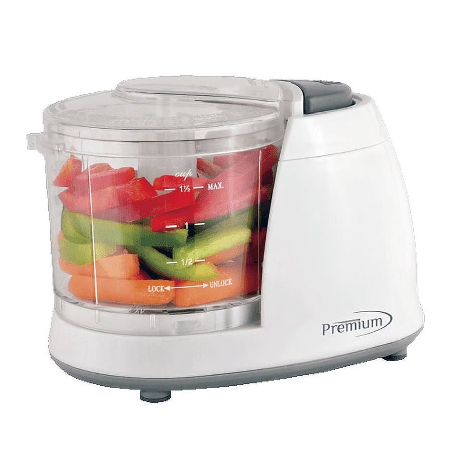 Premium 5 Food Processors White