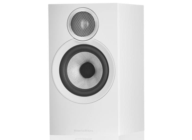 Bowers & Wilkins 600 Series 607 S3 2-Way Bookshelf Speakers in White (Pair)