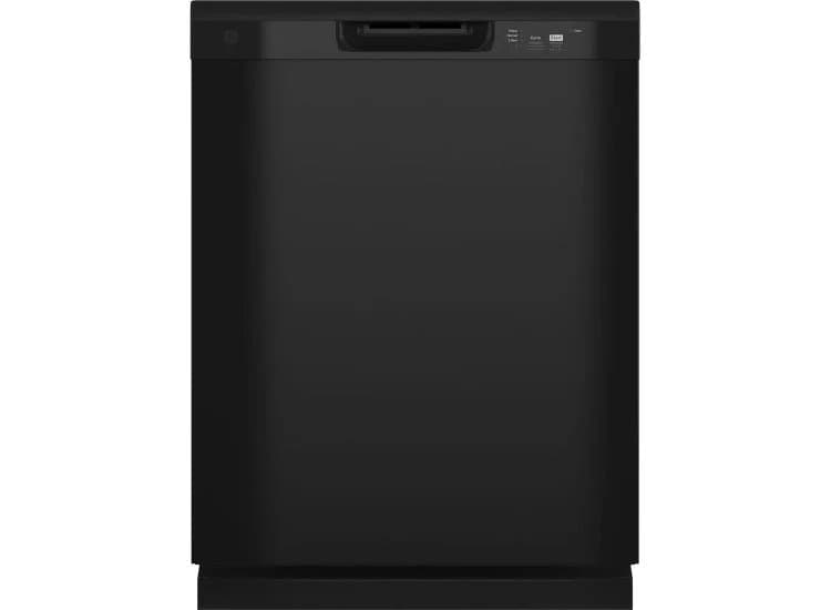GE 24" Black Dishwasher With Front Controls - GDF450PGRBB