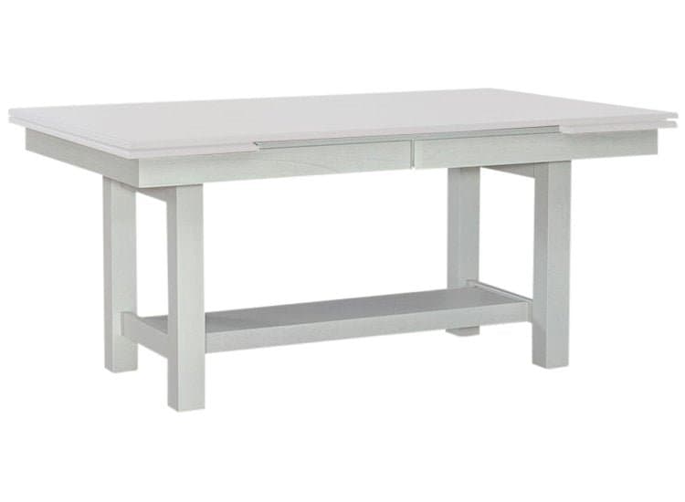 Liberty Furniture Brook Bay Trestle Table Base, Textured White