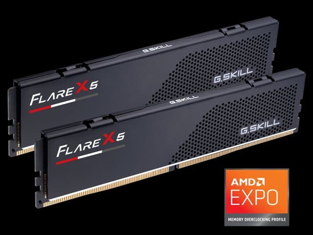 G.SKILL Flare X5 Series AMD EXPO 32GB (2 x 16GB) 288-Pin PC RAM DDR5 6000 Desktop Memory Model F5-6000J3636F16GX2-FX5