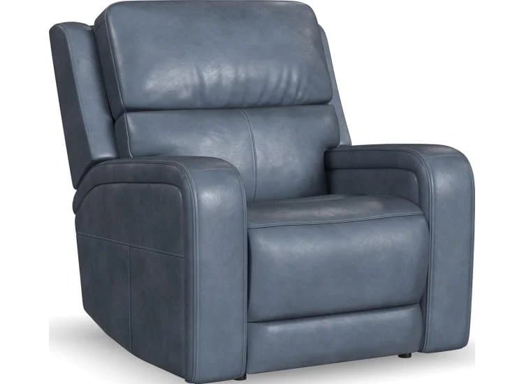 Flexsteel Oasis Power Recliner with Power Headrest, Lumbar, Heat and Massage
