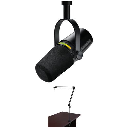 Shure MV7+ Podcast XLR/USB Microphone (Black)