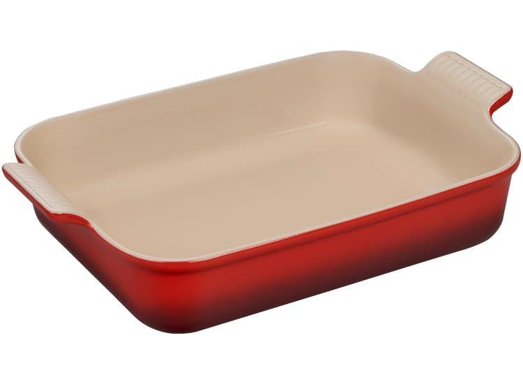 Le Creuset Heritage 4 Qt. Cerise Rectangular Dish