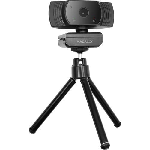 Macally MZOOMCAM Full HD 1080p Webcam with Tripod Stand