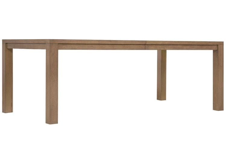 Hooker Furniture Sonnet Casual Rectangle Dining Table with One 18-Inch Leaf, Wren