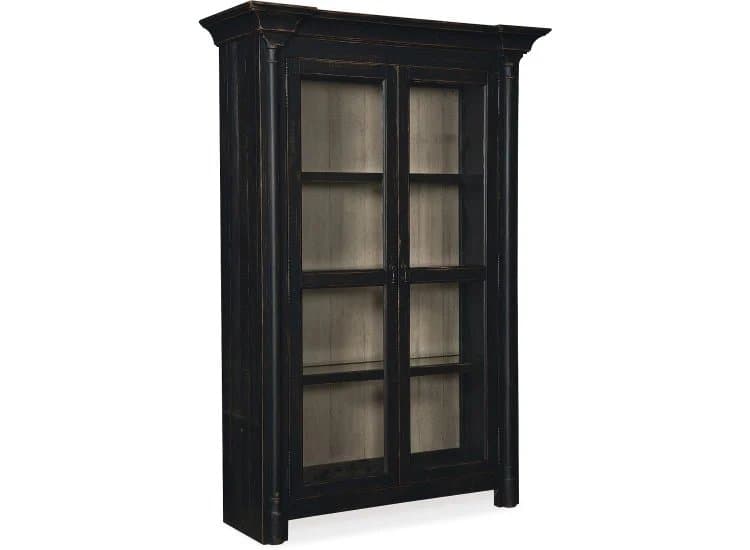 Hooker Furniture Ciao Bella Dining Room Black Display Cabinet-5805-75906-99