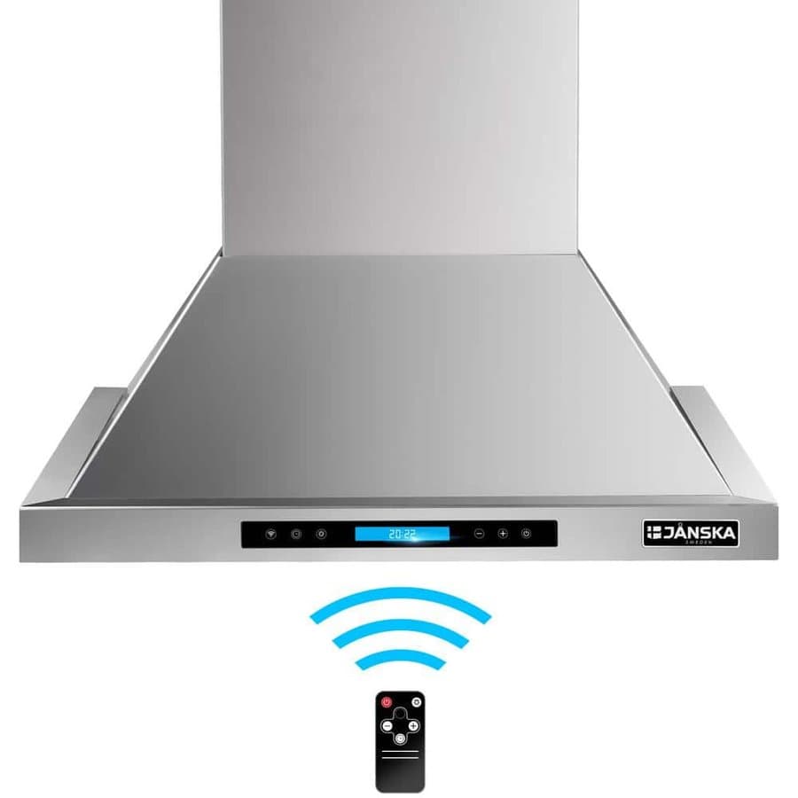 JANSKA 30-inch Ducted Island Mount Range Hood