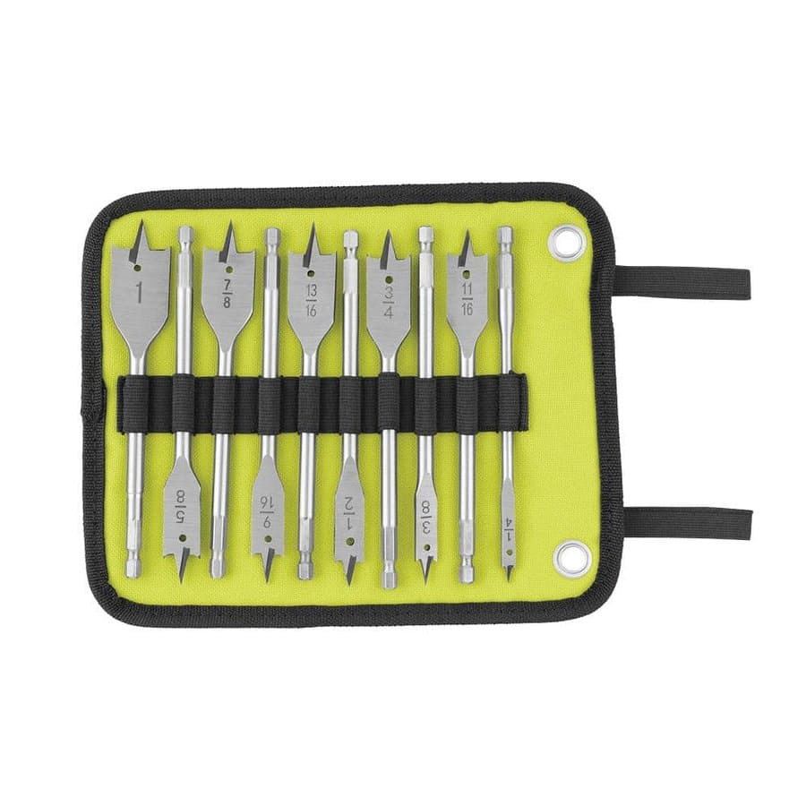 10-Piece Wood Spade Bit Set