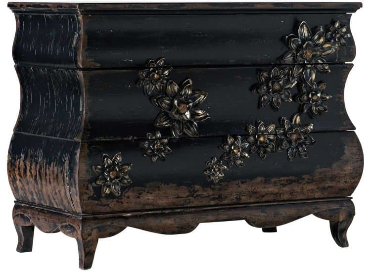 Hooker Furniture Sanctuary Charmant Bachelorette Chest, Porte Noir