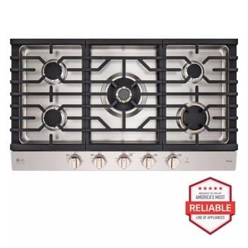 LG 36 Gas Cooktops