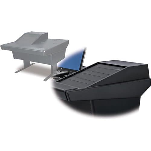 Argosy 50-V1R Universal Workspace with VR-1503 Front 15 RU & Rear 3 RU (Black)