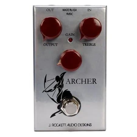 J Rockett Archer Boost/Overdrive Pedal, Silver