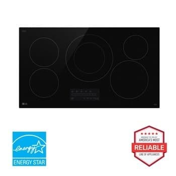 LG 36 5 Cooktops Black