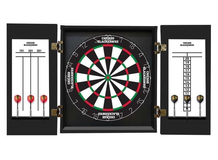 Fan Life Chicago Blackhawks Dartboard Set