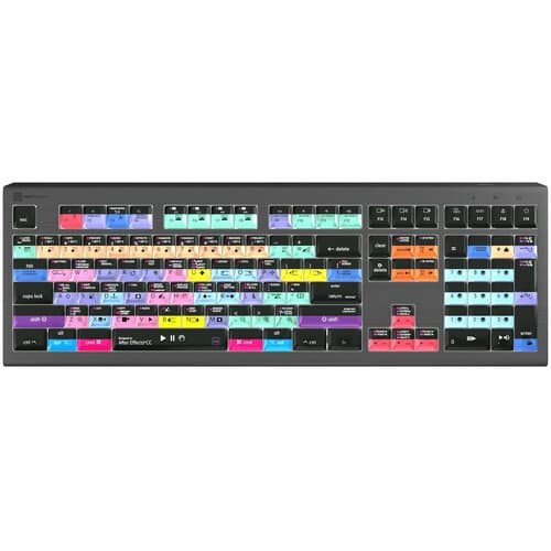 Logickeyboard ASTRA 2 Backlit Keyboard for Adobe After Effects CC (Mac, US English)