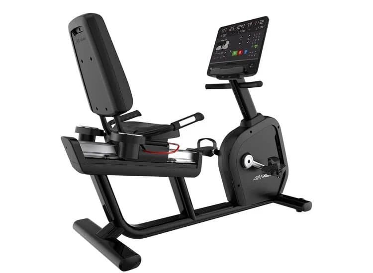 Life Fitness Club Series+ Recumbent Bike, Black Onyx