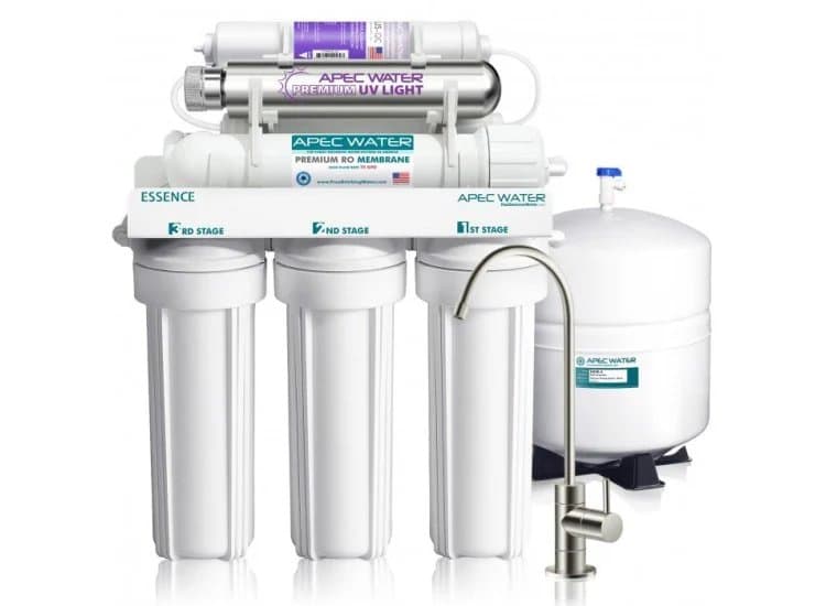 APEC Water Essence Alkaline Mineral PH Plus And UV Ultra-Violet Sterilizer Reverse Osmosis Drinking Water System