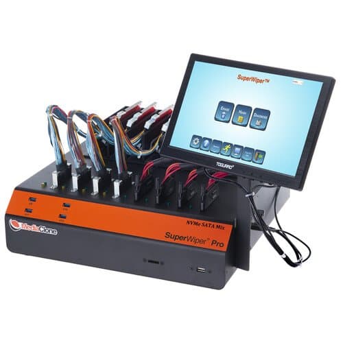MediaClone SuperWiper Desktop NVMe and SATA/SAS Driver Eraser