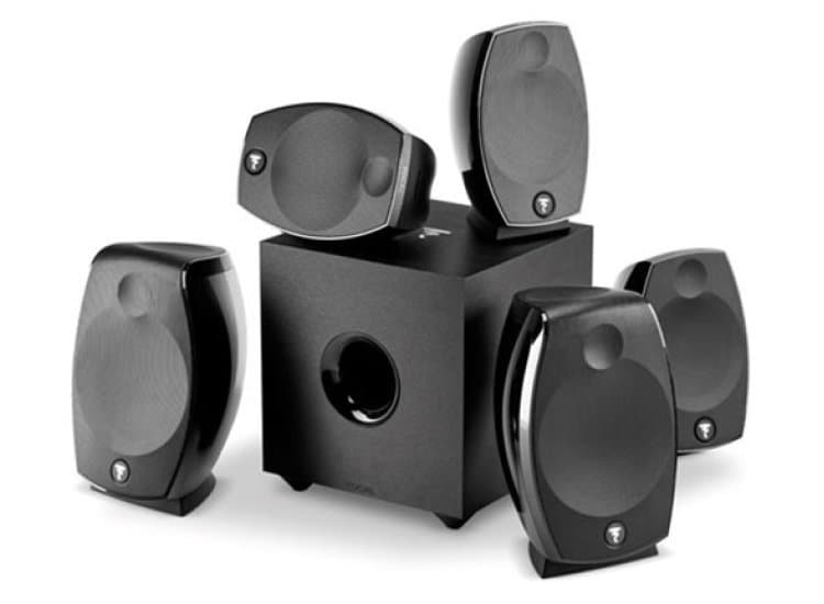 Focal Sib Evo 5.1 Black Home Speaker System With Cub Evo Subwoofer