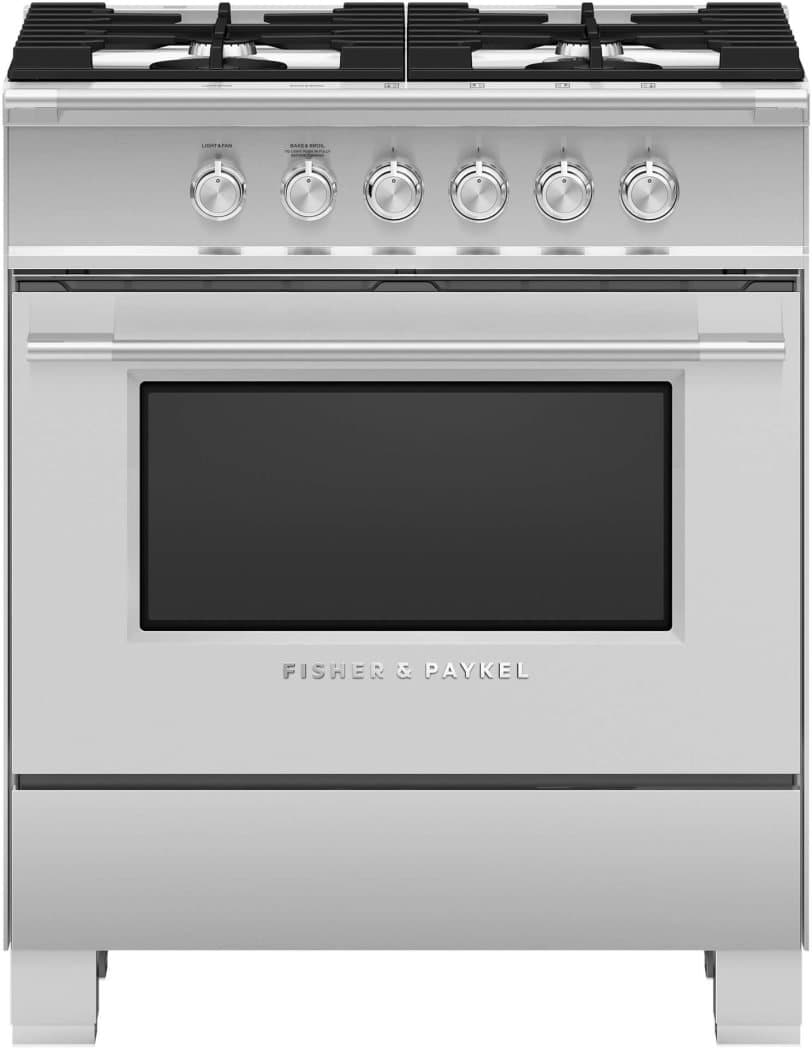 Fisher & Paykel 30" Gas Range Stainless Steel