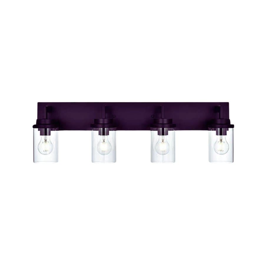Forclover Vanity Lights 31-in 4 Light Oil-rubbed Bronze Modern/contemporary Bathroom Vanity light
