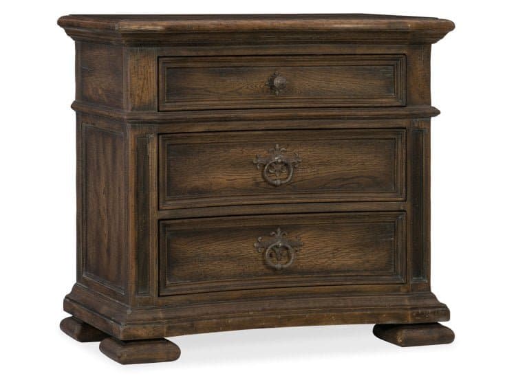 Hooker Furniture Hill Country Elmendorf Three Drawer Nightstand