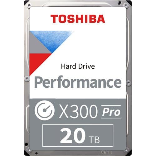 Toshiba 20TB X300 Pro Performance 3.5" CMR Internal HDD
