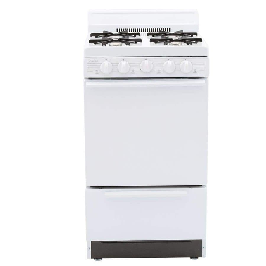 Premier 20 in. 2.42 cu. ft. Gas Range in White