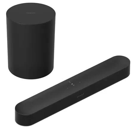 Sonos Entertainment Set with Beam (Beam G2 + Sub Mini), Black