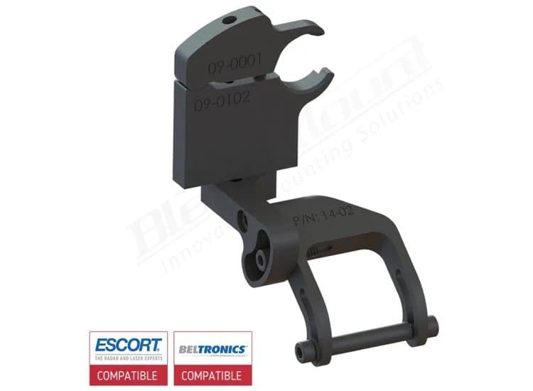 BlendMount Aluminum Radar Detector Mount Compatible w/ EZ Mag Mount Custom Fit