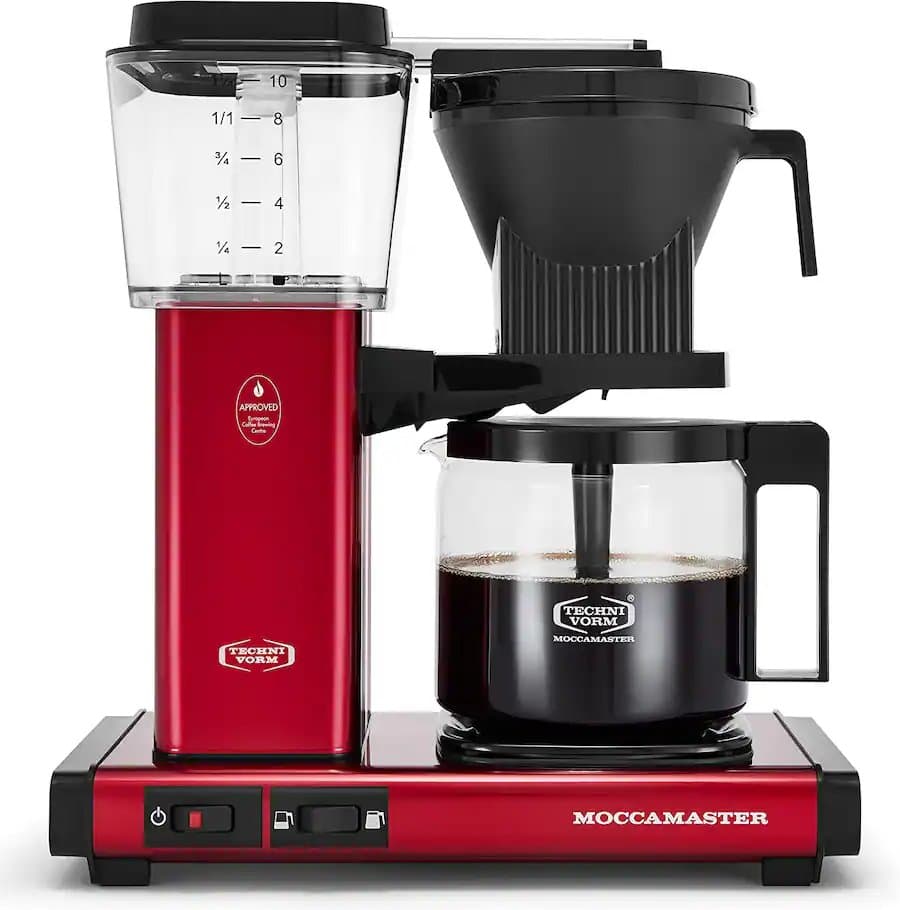 Moccamaster KBGV Select 10-Cup Coffee Maker-Candy Apple Red