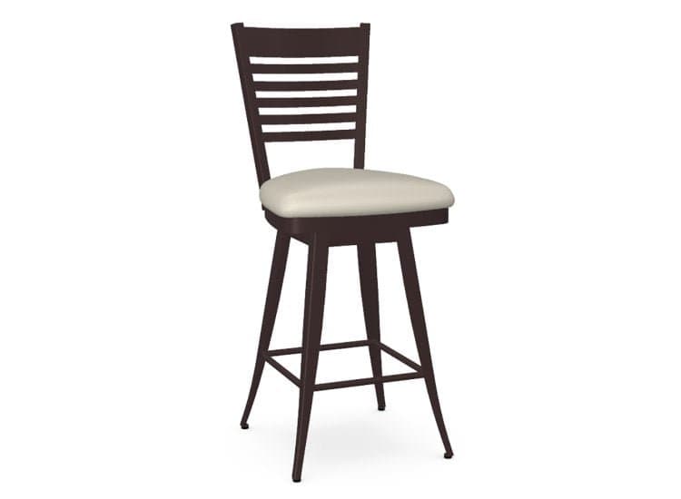 Amisco Edwin Oyster/Oxidado Swivel Counter Stool