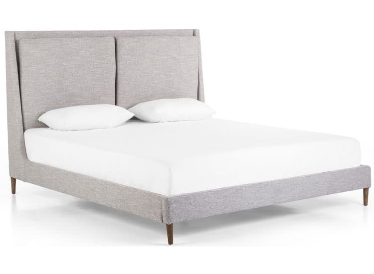 Four Hands Kensington Potter King Bed, Manor Grey Finish