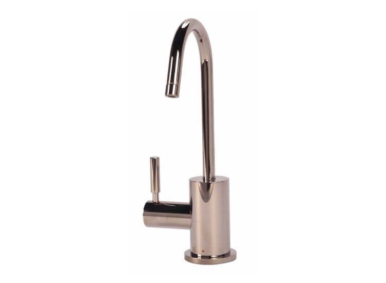 BTI Aqua-Solutions Contemporary C-Spout Hot Only Polished Nickel Filtration Faucet