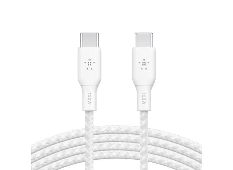 Belkin BoostCharge 9.8-Feet USB-C to USB-C Cable 100W, Black