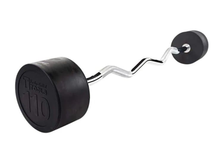 Body-Solid 110 lb Fixed Weight EZ Curl Barbell